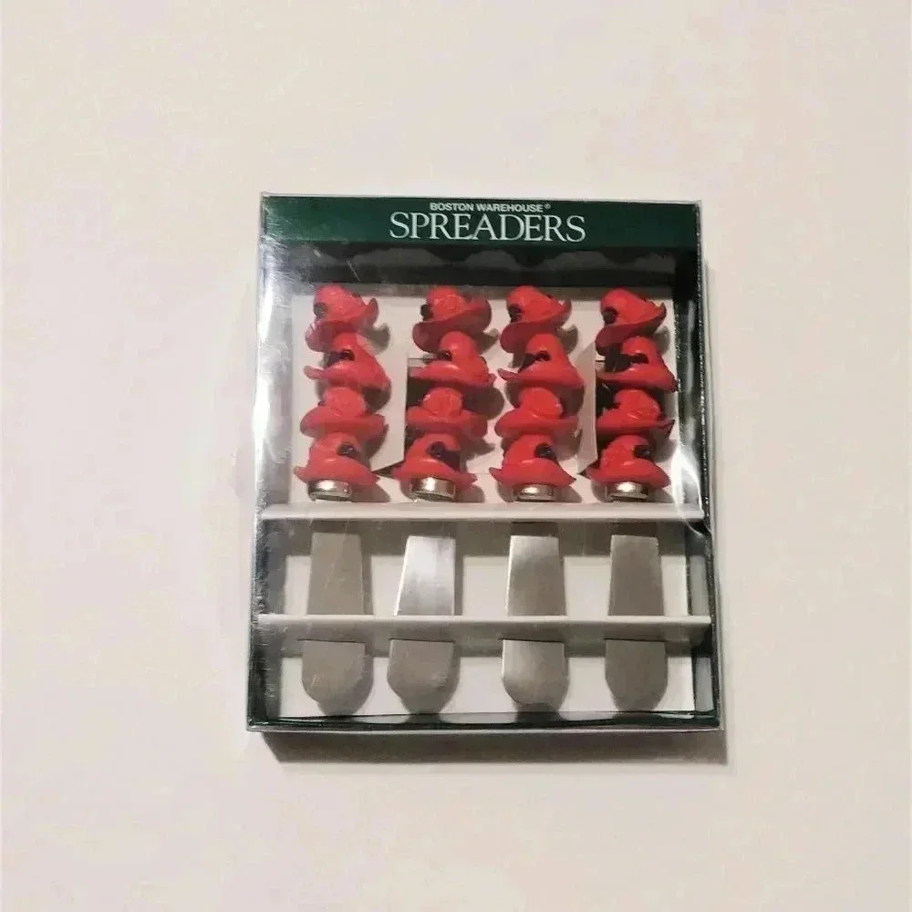 Boston Warehouse Designer‎ Hat cheese Spreaders 4pc